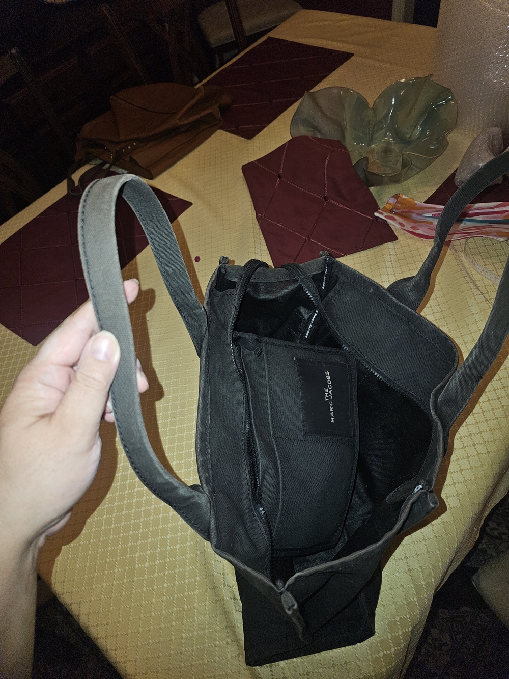 Marc Jacobs 16" The Tote Bag in Black - Picture 5 of 16